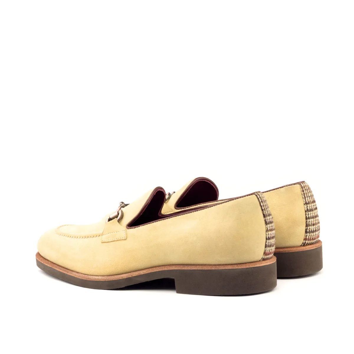 Handcrafted Suede & Tweed Loafer