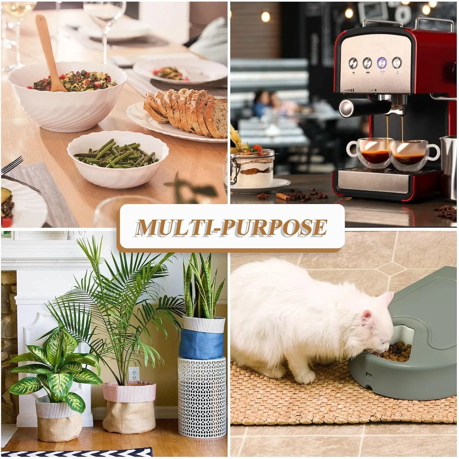 Heat Resistant Table Runner&Trivet Runners Anti Slip Waterproof Trivets for Hot Dishes and Pans Kitchen Farmhouse Wedding Party Countertops Decoration 12X39 in Beige Flower