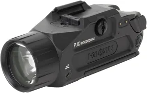 HOLOSUN P.ID Dual Pistol Mounted White Light with Visible Green & IR Laser - High/Low Output Modes 800/400 Lumen Rechargeable Waterproof Aluminum Handgun Light - Type C Charger & Multi-Tool Included