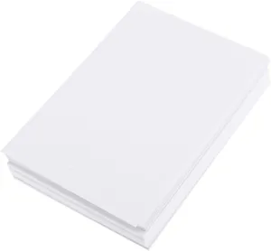 HOMSFOU 100pcs Watercolor Paper Drawing Supplies for Students Textured Sketching Paper for Artists for Markers Colored Pencils Crayons and Crafting Activities