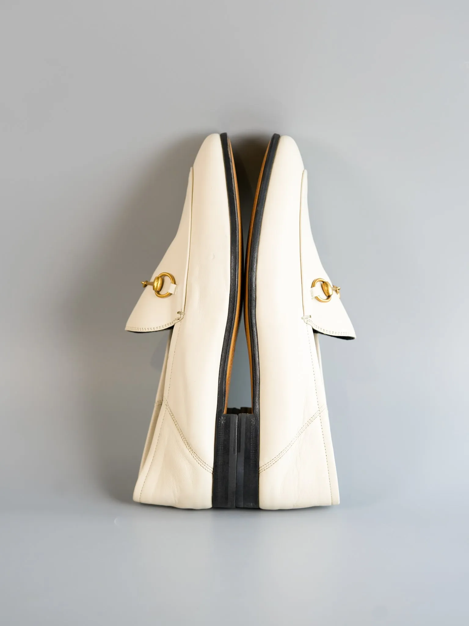 Horsebit Loafer in White Leather Size 41 EU (28.5cm)