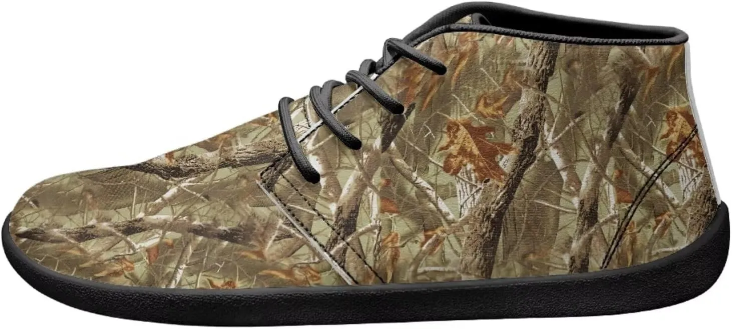 Howilath Barefoot Sneakers Men Slip On Wide Toe Walking Shoes with Zero Drop Sole Low Top Running Shoes
