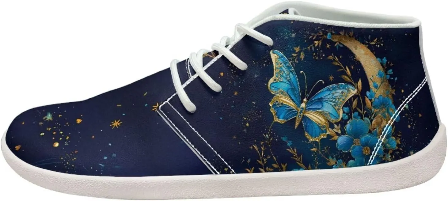 Howilath Butterfly & Dragonfly Barefoot Running Shoes Men, Wide Toe Box Low Zero Drop Sneaker Minimalist Shoes for Walking Hiking