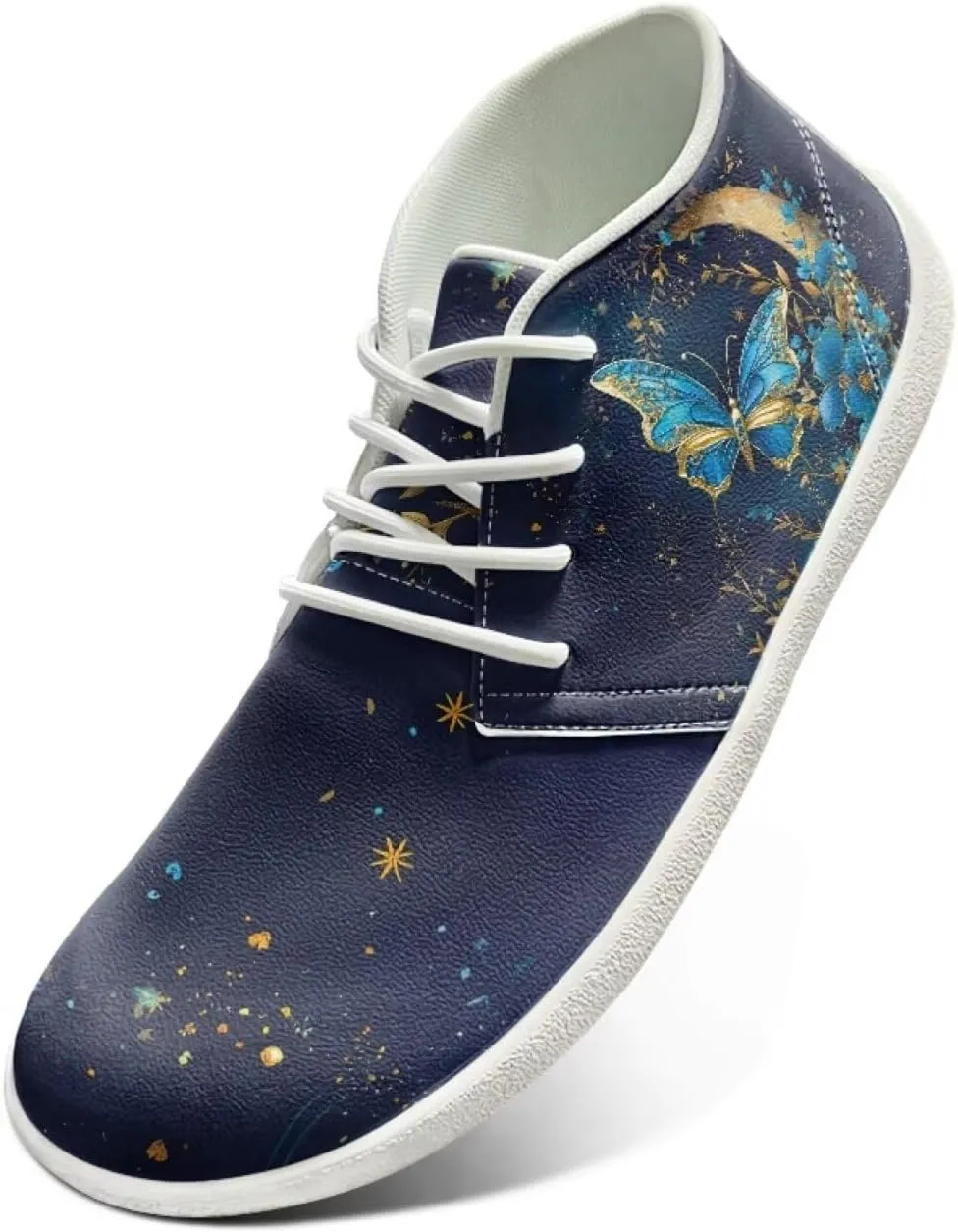 Howilath Butterfly & Dragonfly Barefoot Running Shoes Men, Wide Toe Box Low Zero Drop Sneaker Minimalist Shoes for Walking Hiking