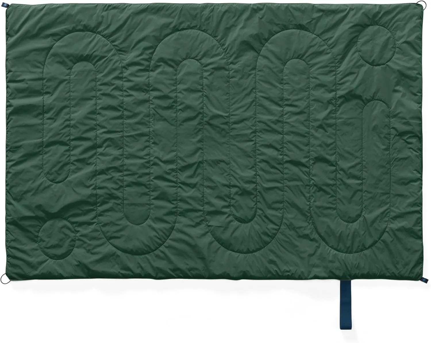 Huzi Infinity Travel - Packable Blanket - Puffy - for Travel Outdoor Picnic Trip Camping Beach - 57 x 38 (Pine Green)