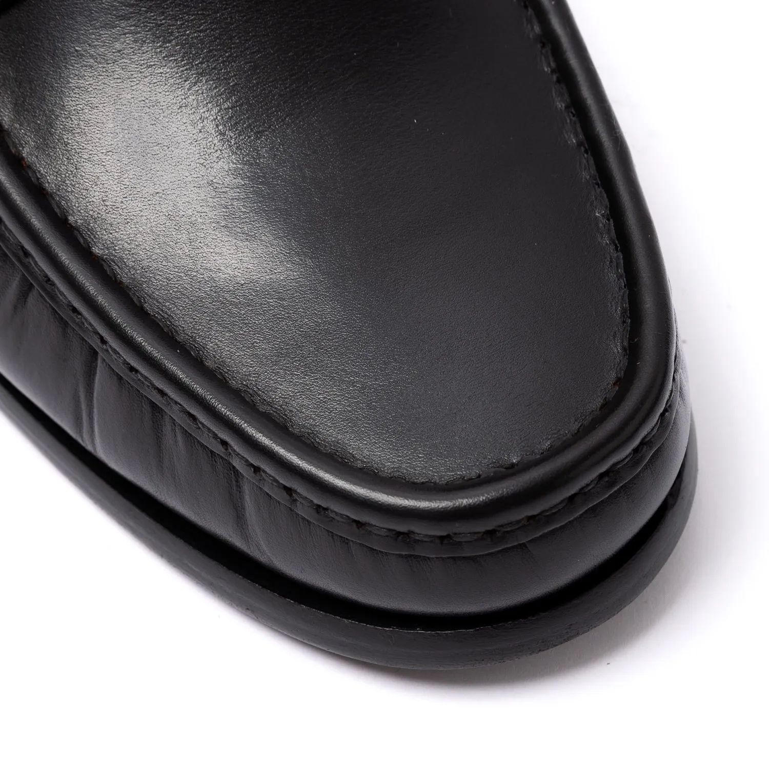 Il Mocassino exklusiv x MJ: Horsebit Loafer "Via Condotti" aus Kalbsleder