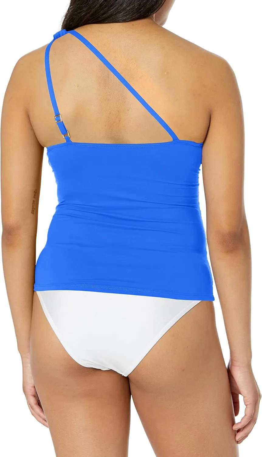 Island Goddess One Shoulder Keyhole Tankini Swimsuit Top