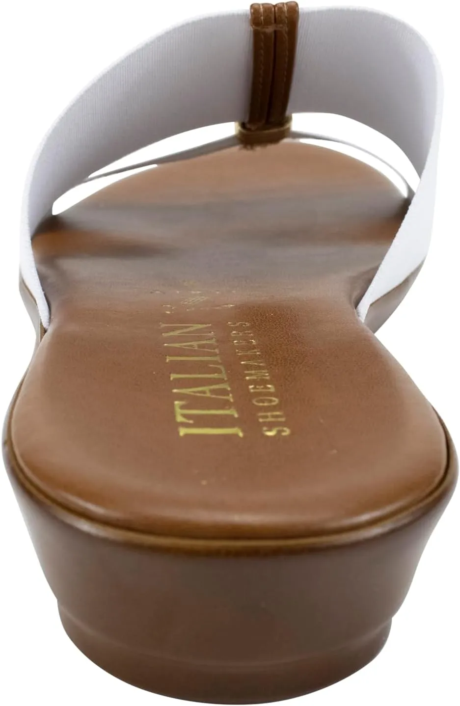 ITALIAN Shoemakers Women's Sofy Wedge Sandal, Comfort Casual Open Toe – Made in Italy, 1.5" Heel