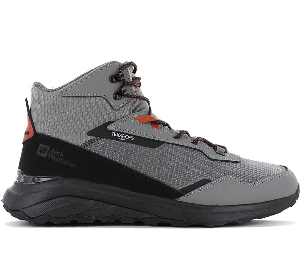Jack Wolfskin Dromoventure Texapore Mid M - Herren Wasserdichte Wanderschuhe Grau 4059661-6185