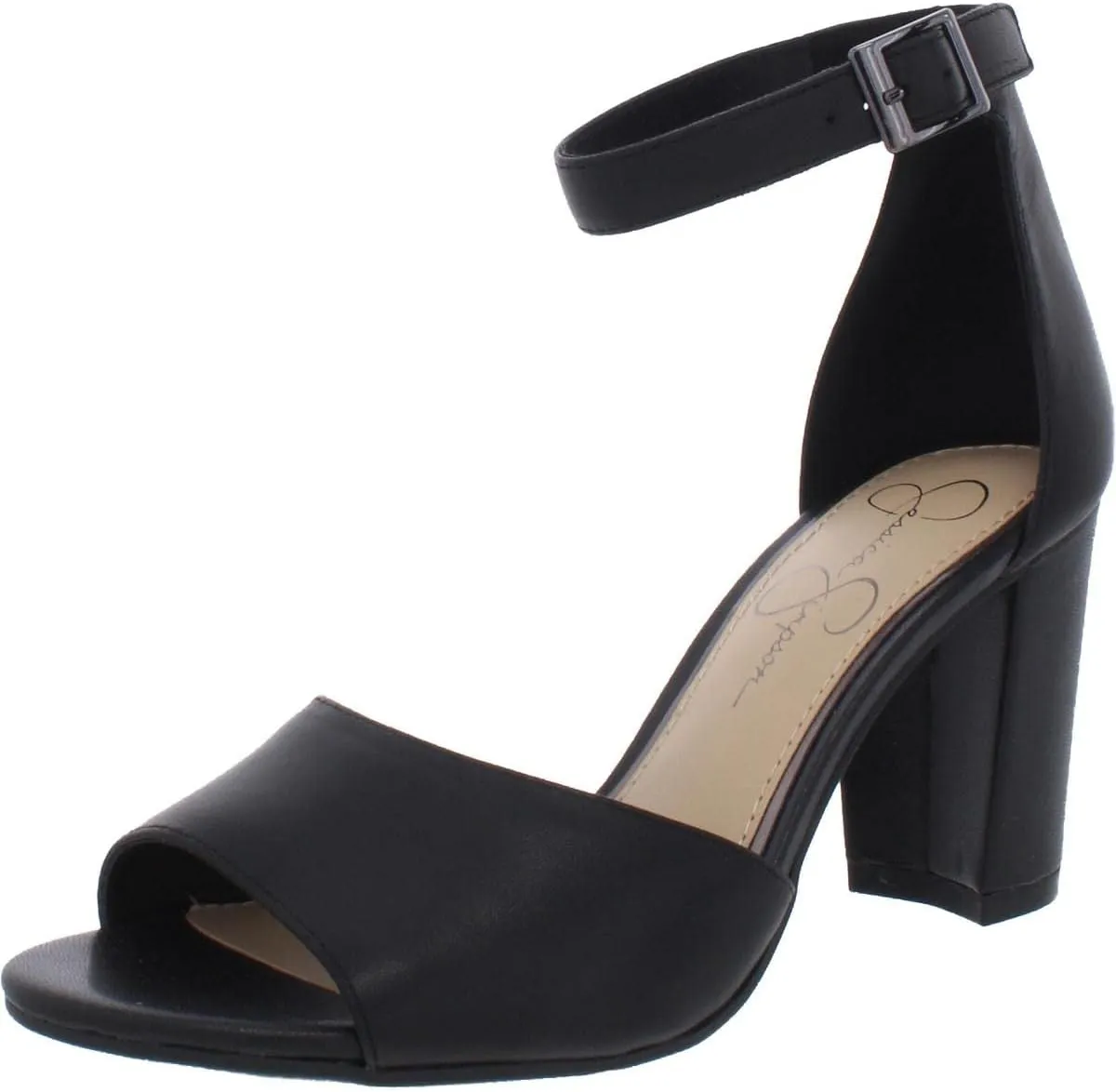 Jessica Simpson Women's Sherron Ankle Strap Block Heel Sandals