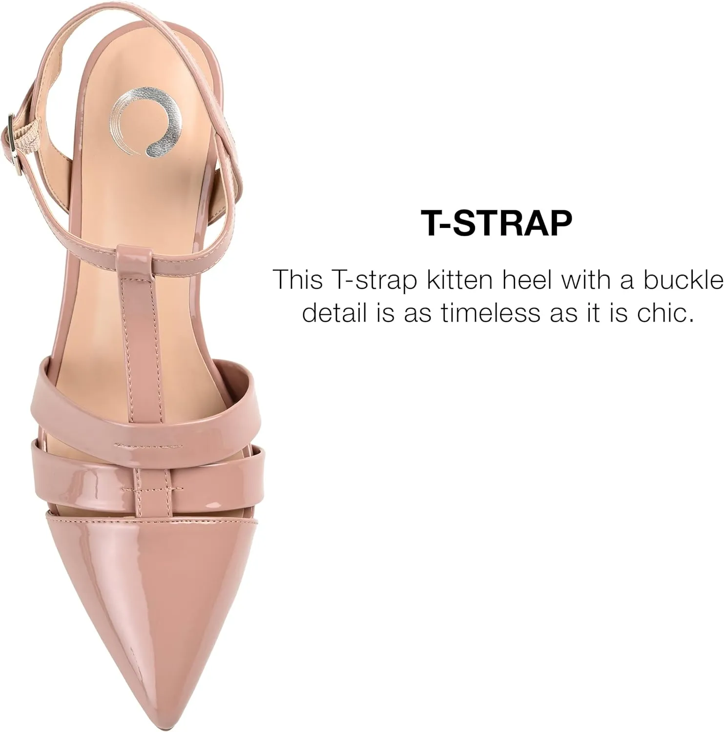 Journee Collection Womens Jazlynn Patent Pointed Toe Pumps