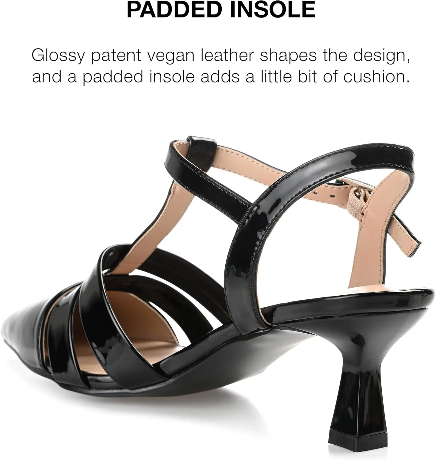 Journee Collection Womens Jazlynn Patent Pointed Toe Pumps