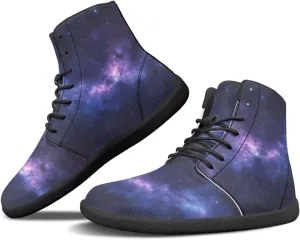 JoyLamoria Skull Rose Butterfly High Top Women Shoes Fashion Lace Walking Tennis Shoes Leather Hip Hop Street Sneaker