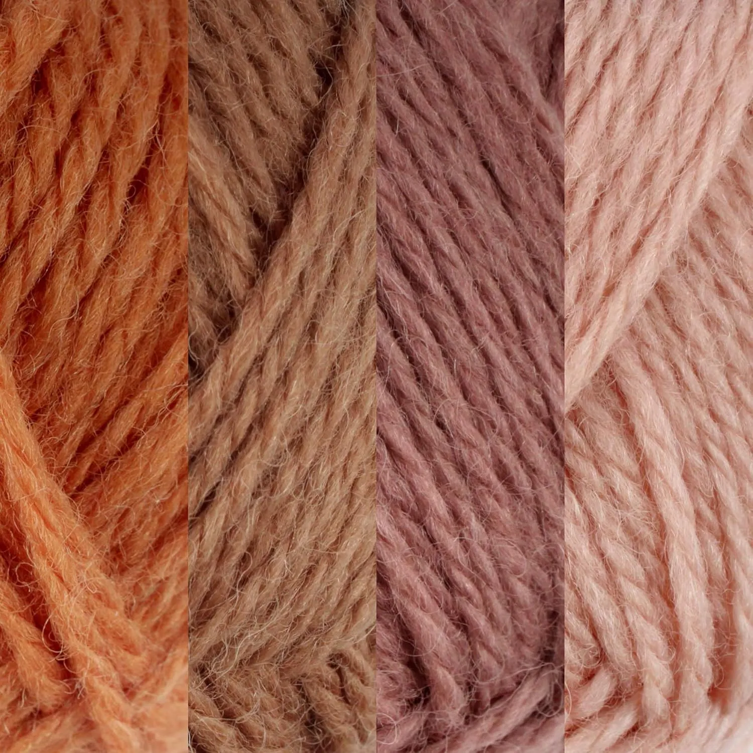 JubileeYarn Snow Blossom Yarn - DK Superwash Wool - Shades of Neutral Tones - 4 Skeins