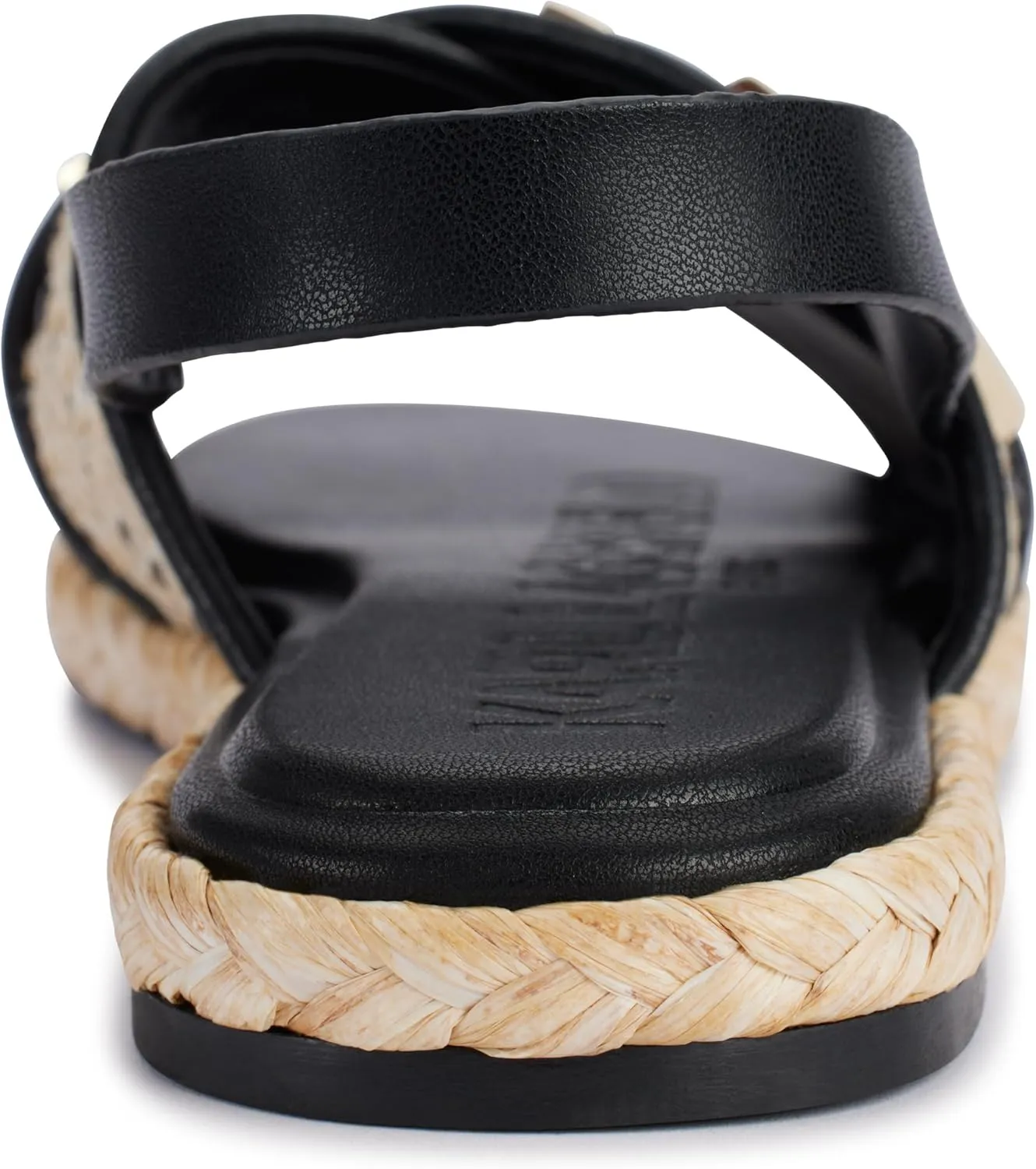Karl Lagerfeld Paris Women's Cushioned Insole Everyday Charla-Slingback Sandal Flat