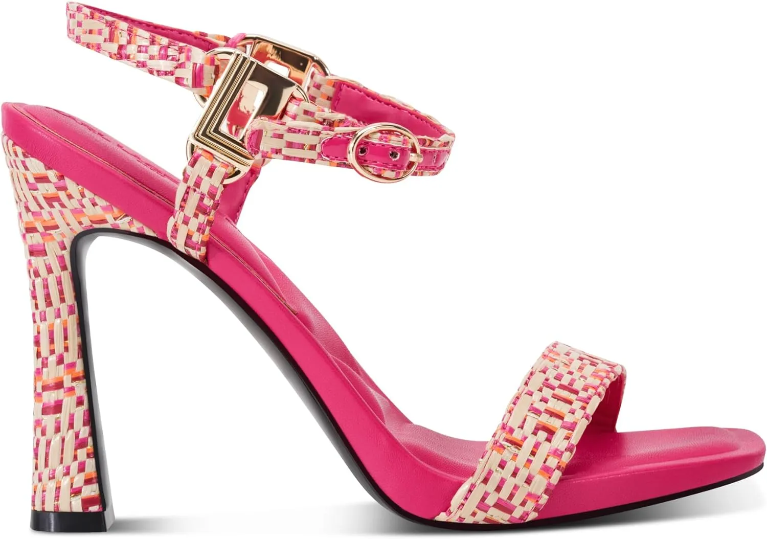 Karl Lagerfeld Paris Women's Evening Cushioned Insole Cybil-Ankle Strap Sandal Heeled
