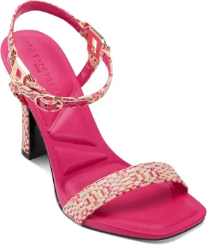 Karl Lagerfeld Paris Women's Evening Cushioned Insole Cybil-Ankle Strap Sandal Heeled