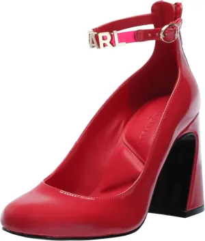 KARL LAGERFELD Women's Pavla Ankle Strap Heel