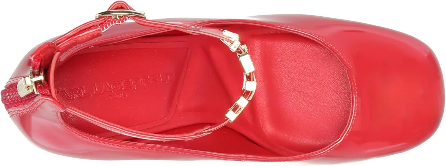 KARL LAGERFELD Women's Pavla Ankle Strap Heel