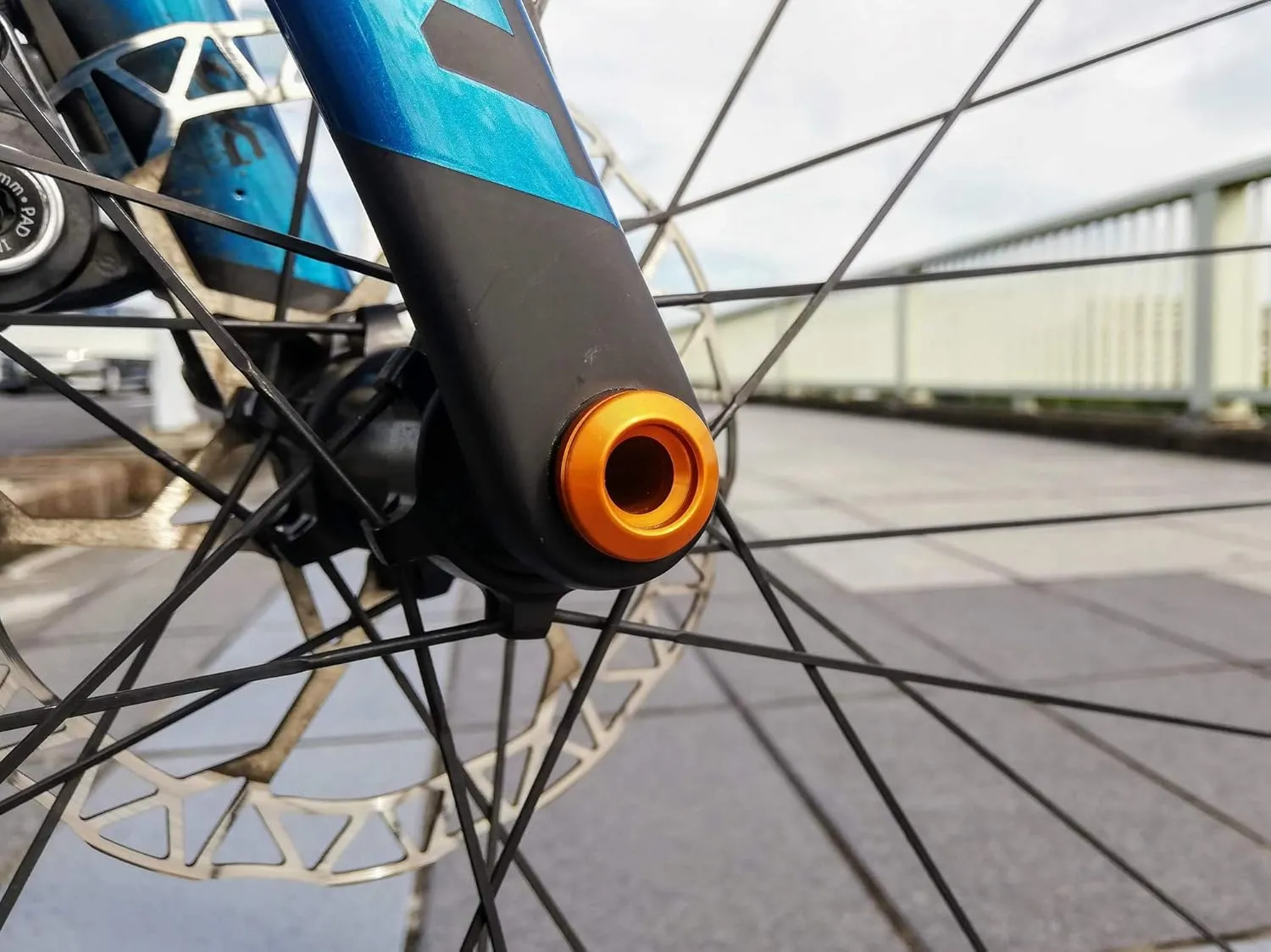KCNC Ultra Light Hex Type Through Axle for KQR09 7075AL Front 12mm x 100mm