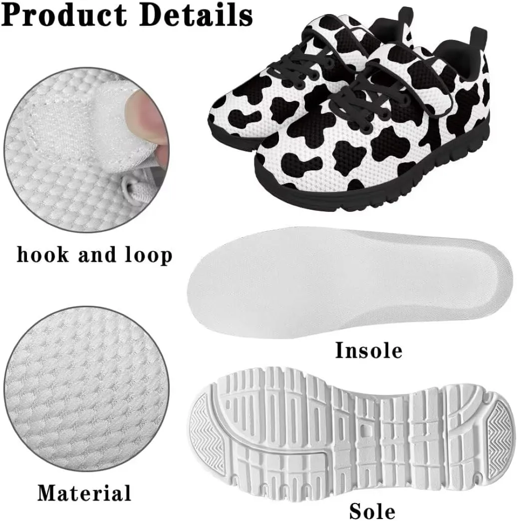 Kids Children Hook & Loop Closure Sneakers with One Strap Unisex Child Non Slip Lightweight Shoes
