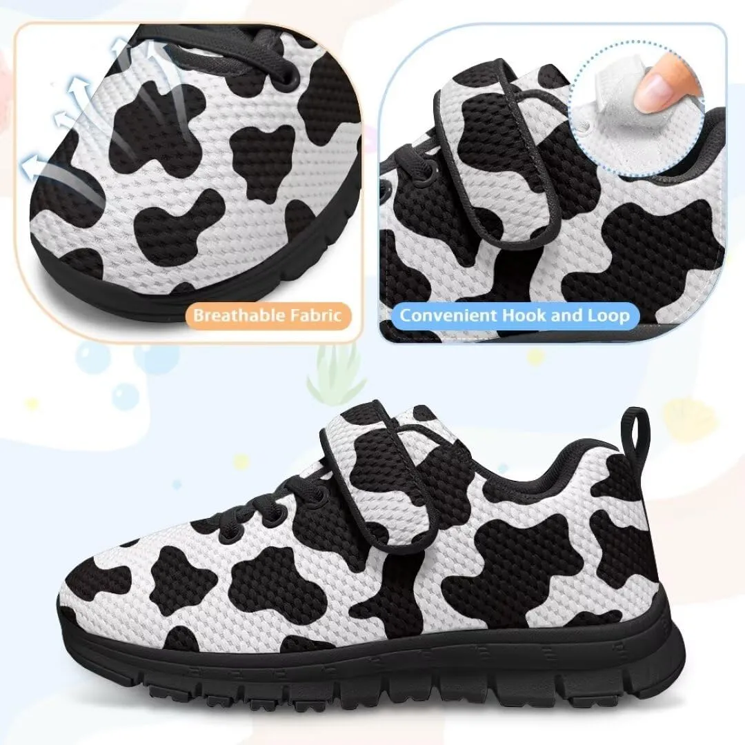 Kids Children Hook & Loop Closure Sneakers with One Strap Unisex Child Non Slip Lightweight Shoes