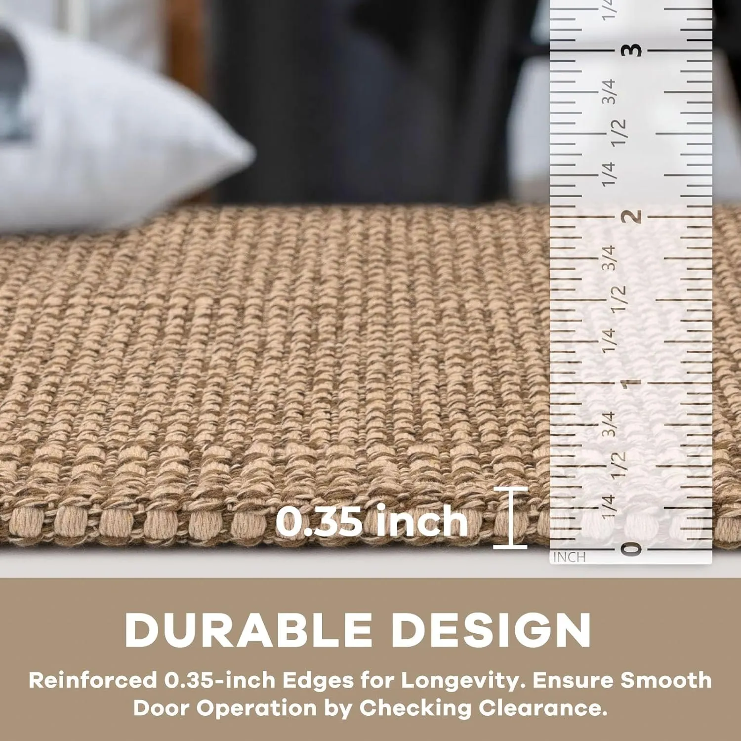 KOZYFLY Boho Runners for Hallways 2x6 ft Washable Kitchen Runner Non Slip Rubber Backed Hall Runners Cotton Entryway Runner Rugs Floor Carpet for Indoor Backdoor Bedroom Kitchen, Tan/Orange/Brown