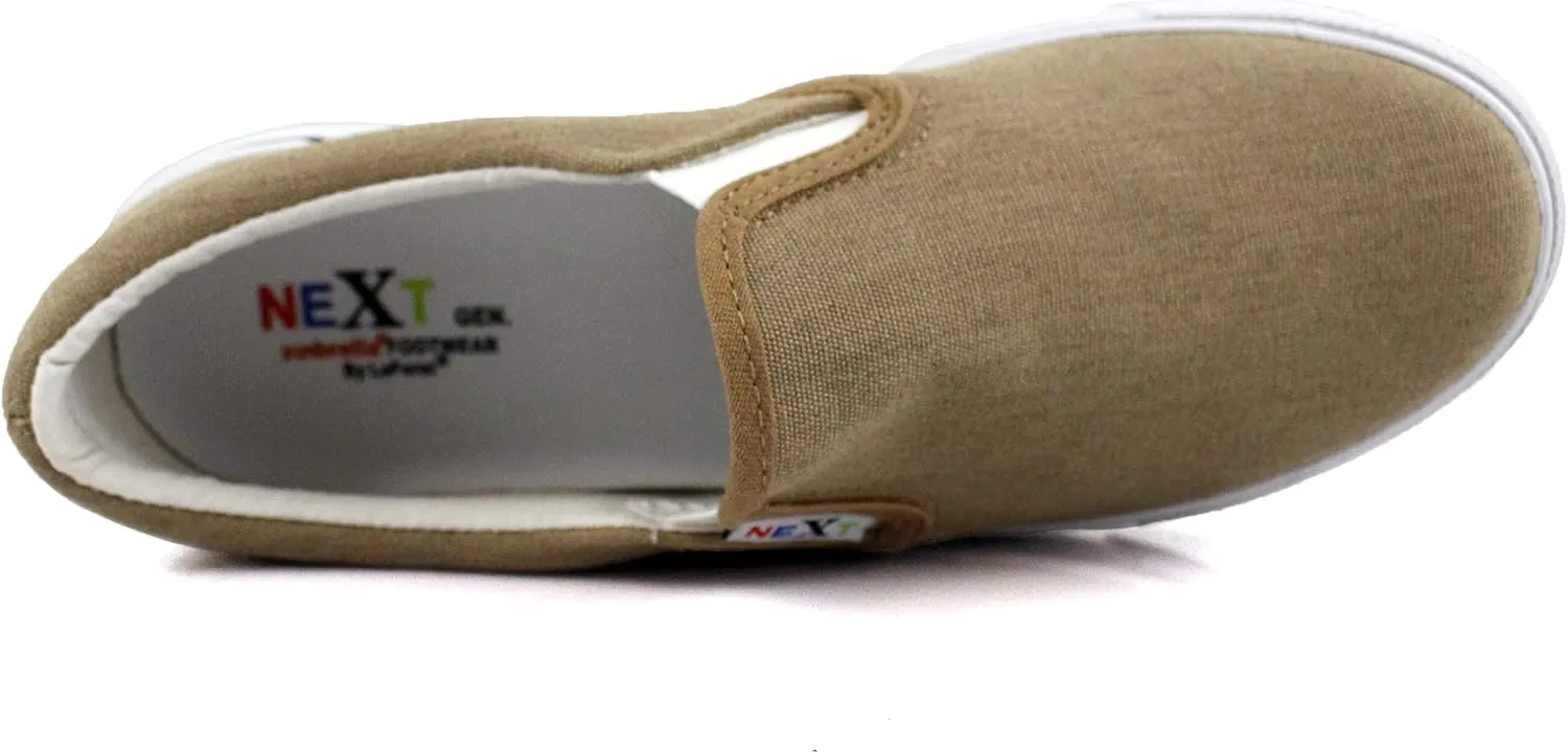 Laforst Mens Sunbrella Cotton Upper Nonslip Slip On Flat Fashion Shoes