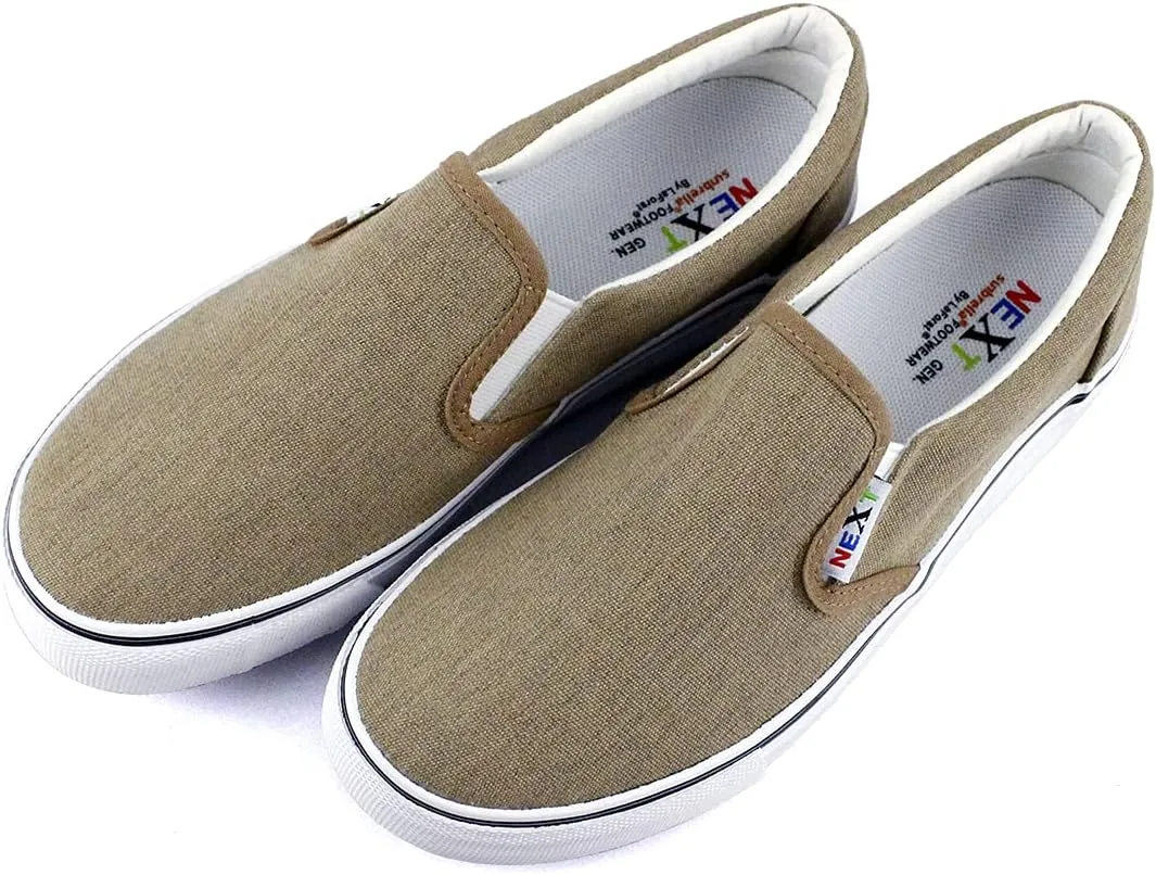 Laforst Mens Sunbrella Cotton Upper Nonslip Slip On Flat Fashion Shoes