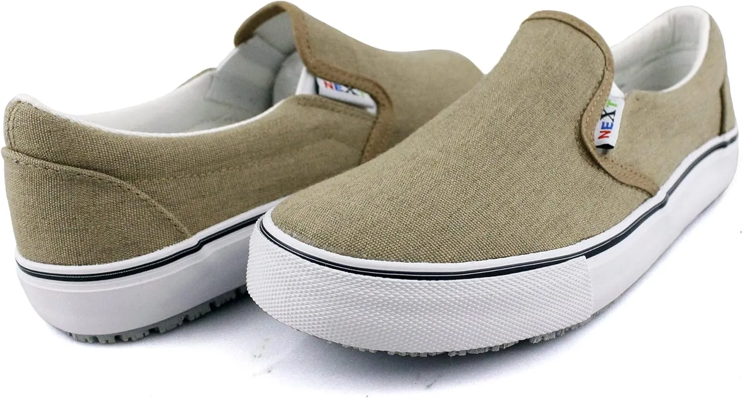 Laforst Mens Sunbrella Cotton Upper Nonslip Slip On Flat Fashion Shoes