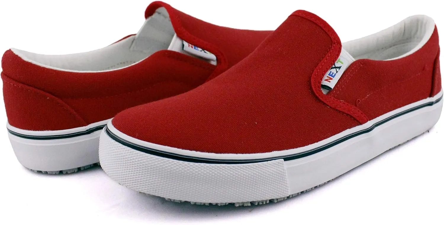Laforst Nextgen Footwear Womens Sunbrella Nonslip Waitress Server Slip On Flat