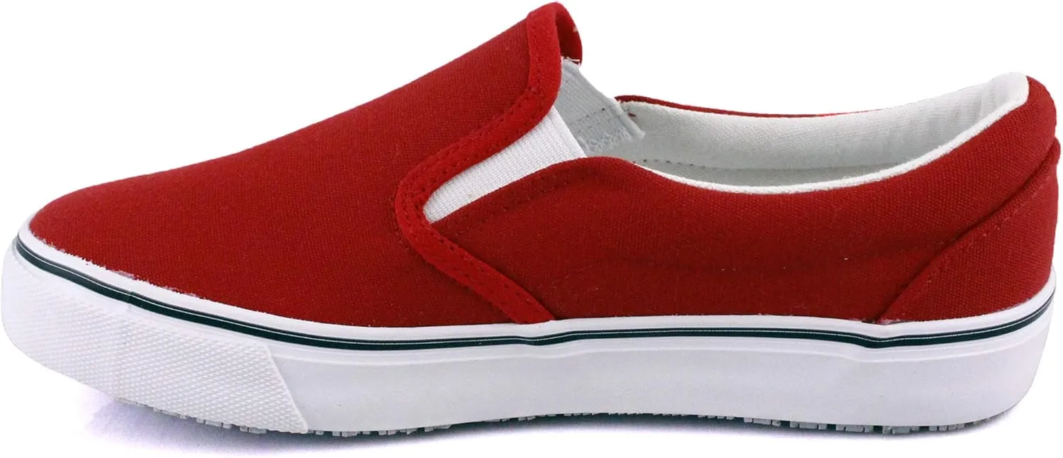 Laforst Nextgen Footwear Womens Sunbrella Nonslip Waitress Server Slip On Flat