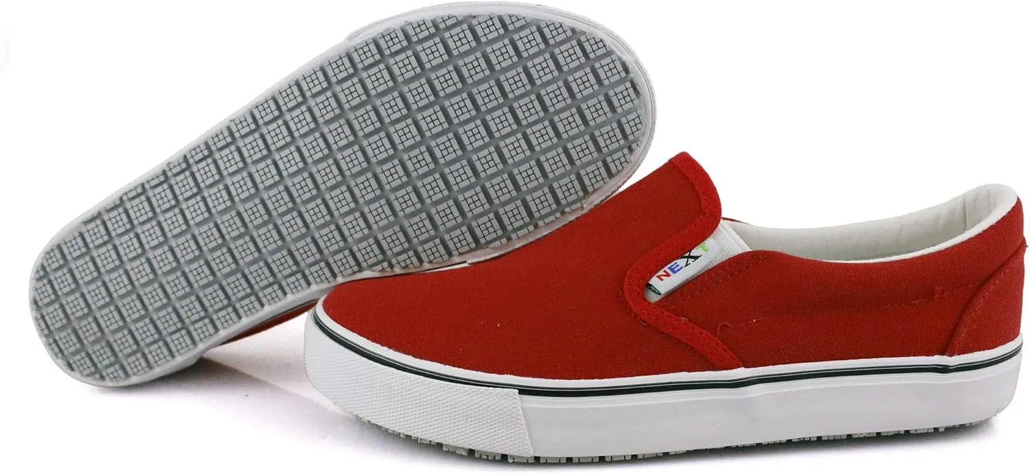 Laforst Nextgen Footwear Womens Sunbrella Nonslip Waitress Server Slip On Flat