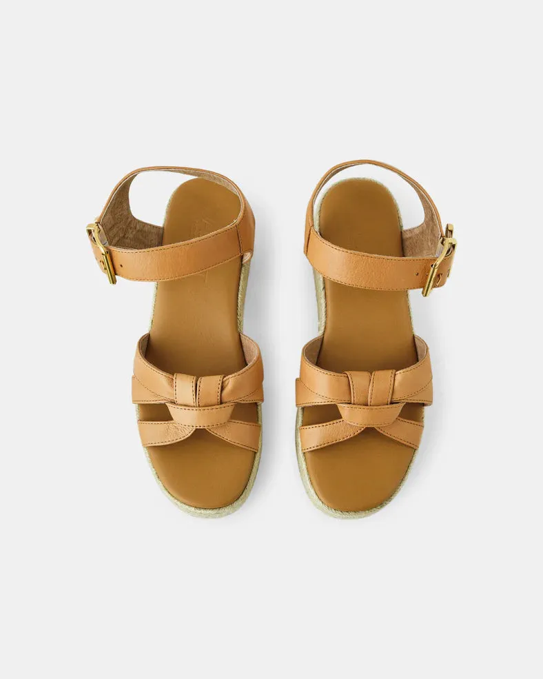Lara Leather Wedge