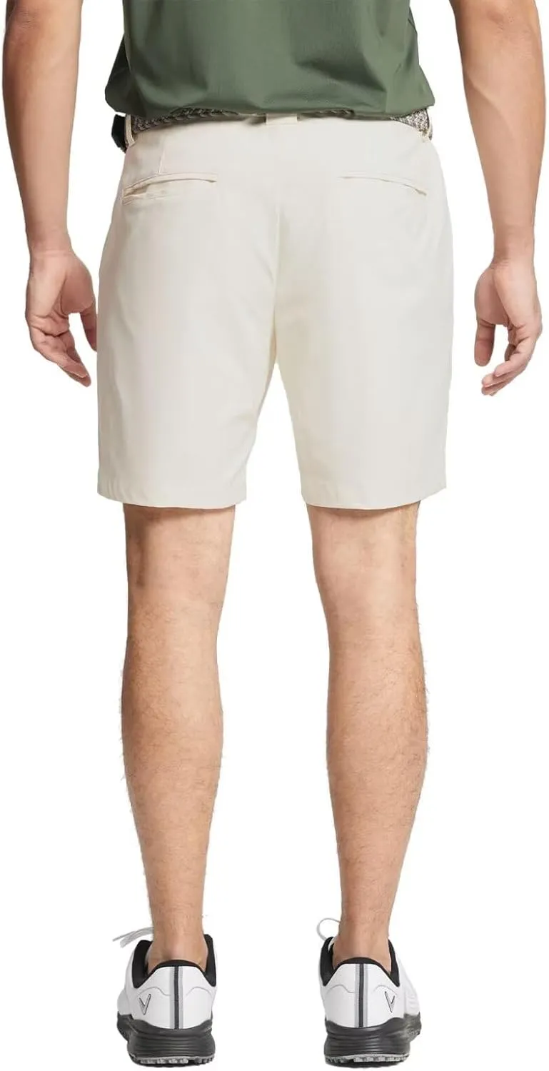 M MAELREG Golf Shorts Men 7 inch 9 inch Quick Dry Stretch Waist Moisture Wicking Water-Repellent Flat Front Flex Mens Shorts