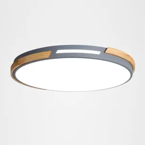 Macaron Ceiling Light LED Ceiling Lamp Modern Minimalist Living Room Flat Lamp Three Color Temperature in One (3000k/4000k/6500k) Easy to Install Lighting Fixture Bedroom, Study, Living Room