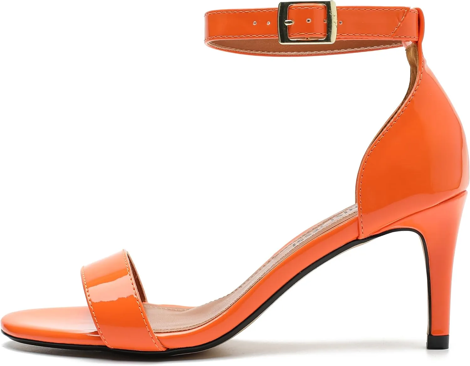 MAIERNISI JESSI Unisex Men's Women's Sandals Ankle Strap Kitten High Heel