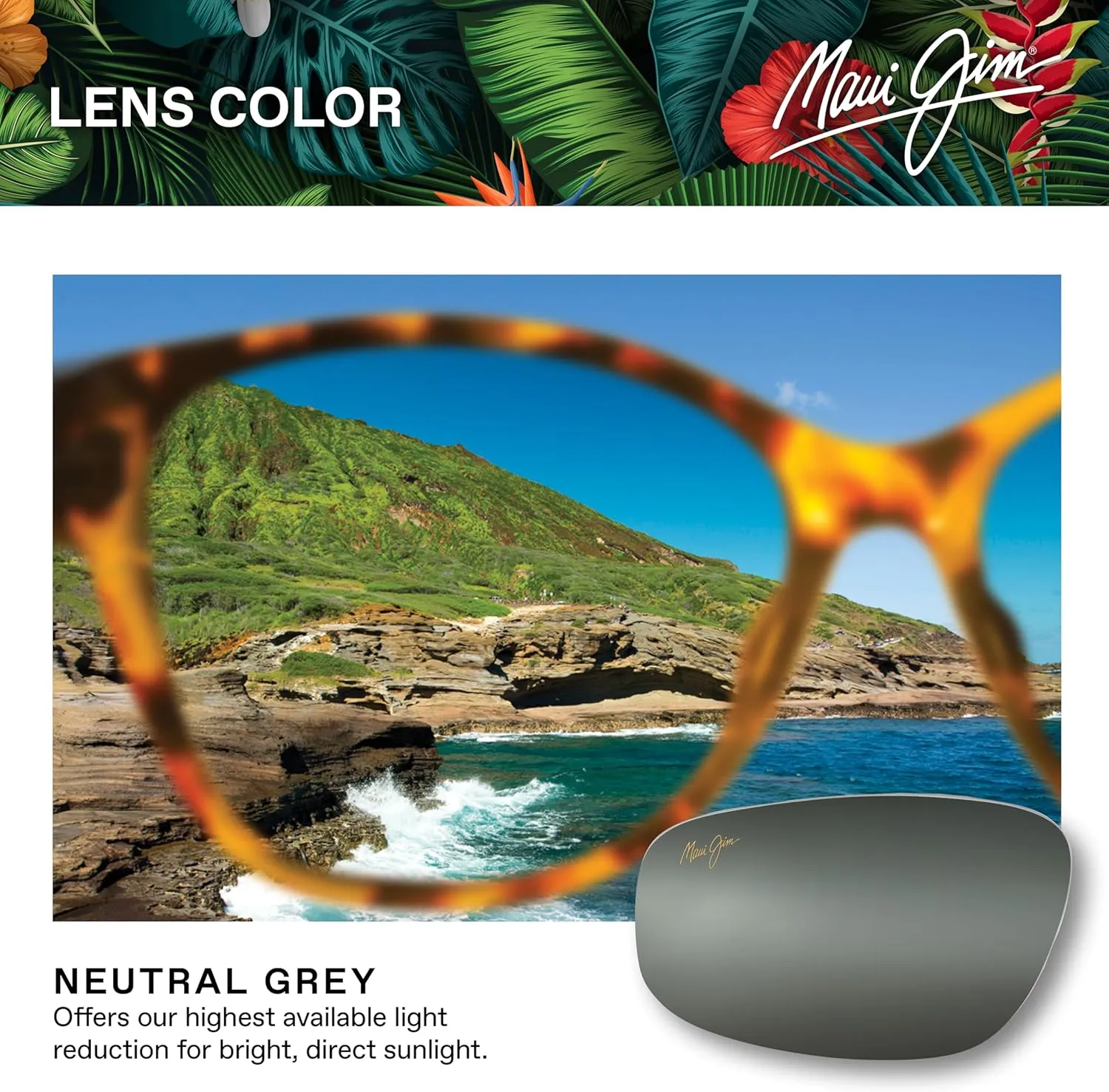 Maui Jim Women's Alulu Polarized Cat Eye Sunglasses