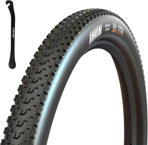 MAXXIS Ikon Mountain Bike Tire - 26" 27.5" & 29" - Bundle with Cycle Crew Tire Lever