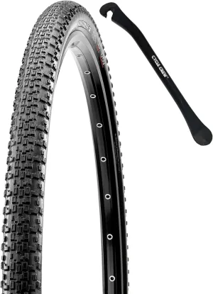 MAXXIS Rambler Dirt and Gravel Bike Tire - 700c & 650b - Bundle with Cycle Crew Tire Lever