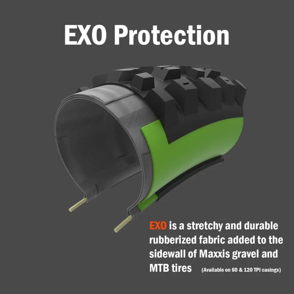 MAXXIS Rambler Dirt and Gravel Bike Tire - 700c & 650b - Bundle with Cycle Crew Tire Lever