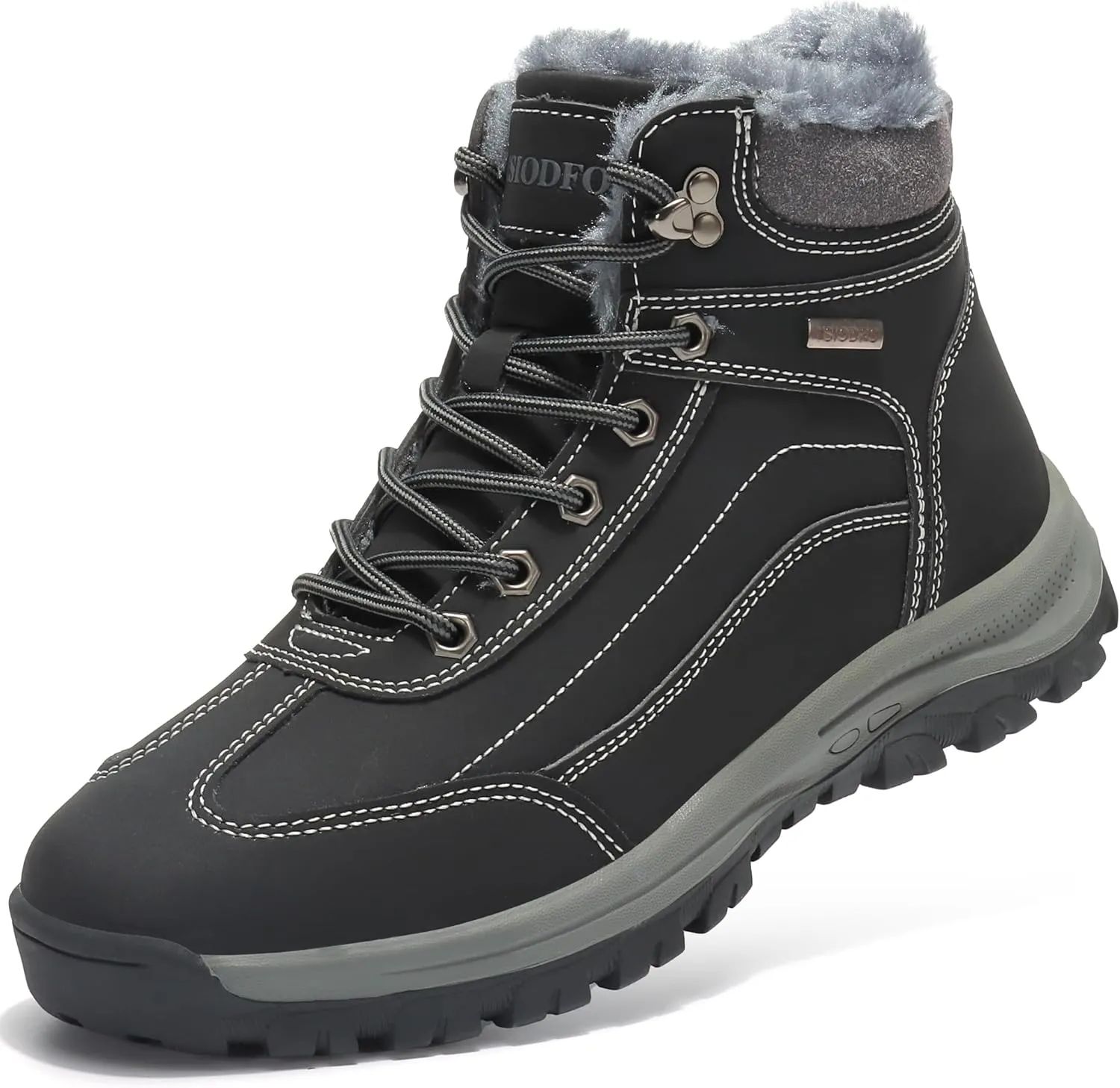 Men Winter Outdoor Hiking Waterproof Snow Boots