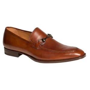 Mens Mezlan Tours Calfskin Slip On Loafer in Cognac