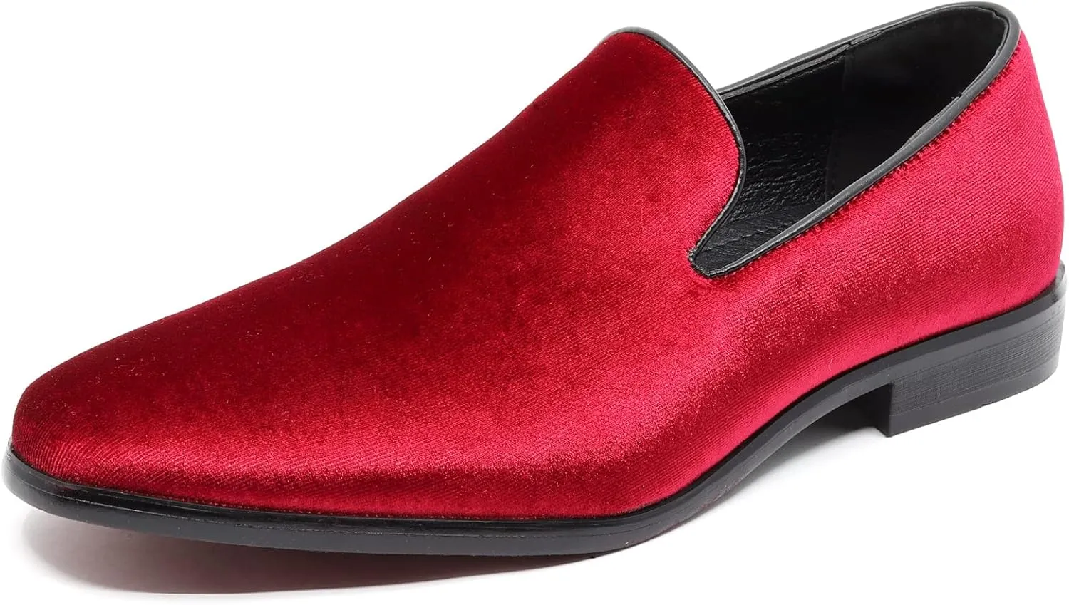Men's Vintage Velvet Designer Classic Dress Tuxedo Loafers Slip On Shoes SM-03
