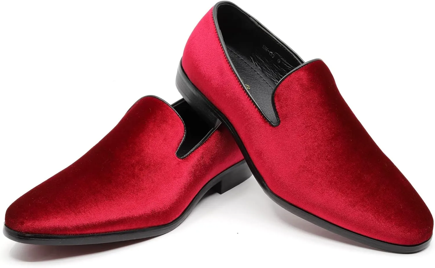Men's Vintage Velvet Designer Classic Dress Tuxedo Loafers Slip On Shoes SM-03