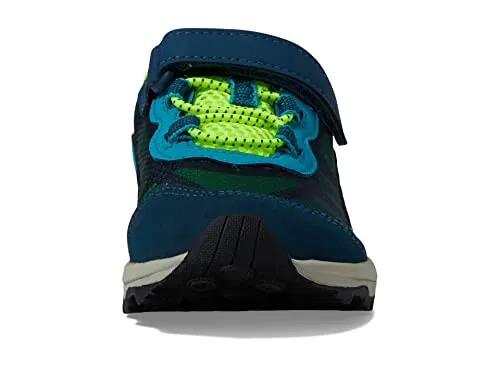 Merrell Moab Speed Low Alternative Closure Jr Waterproof Hiking Shoe, Navy, 8 US Unisex Little Kid
