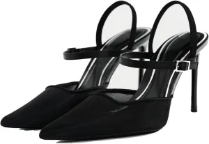 Mesh Slingback Pumps Shoes for Women