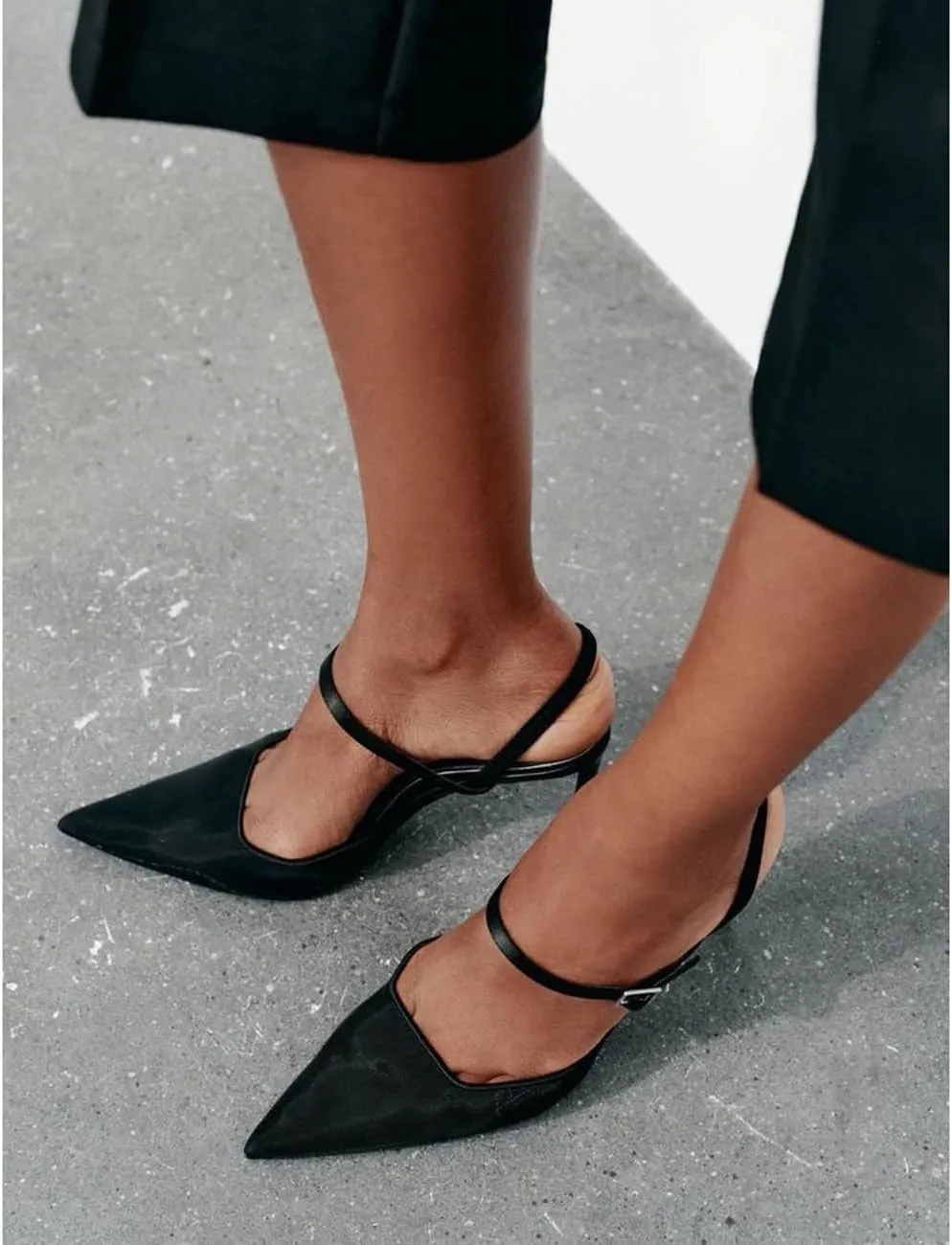 Mesh Slingback Pumps Shoes for Women