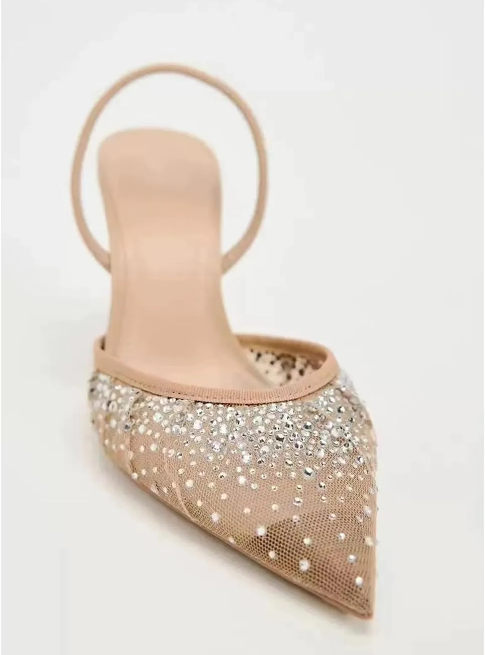 Mesh Slingback Pumps Shoes for Women