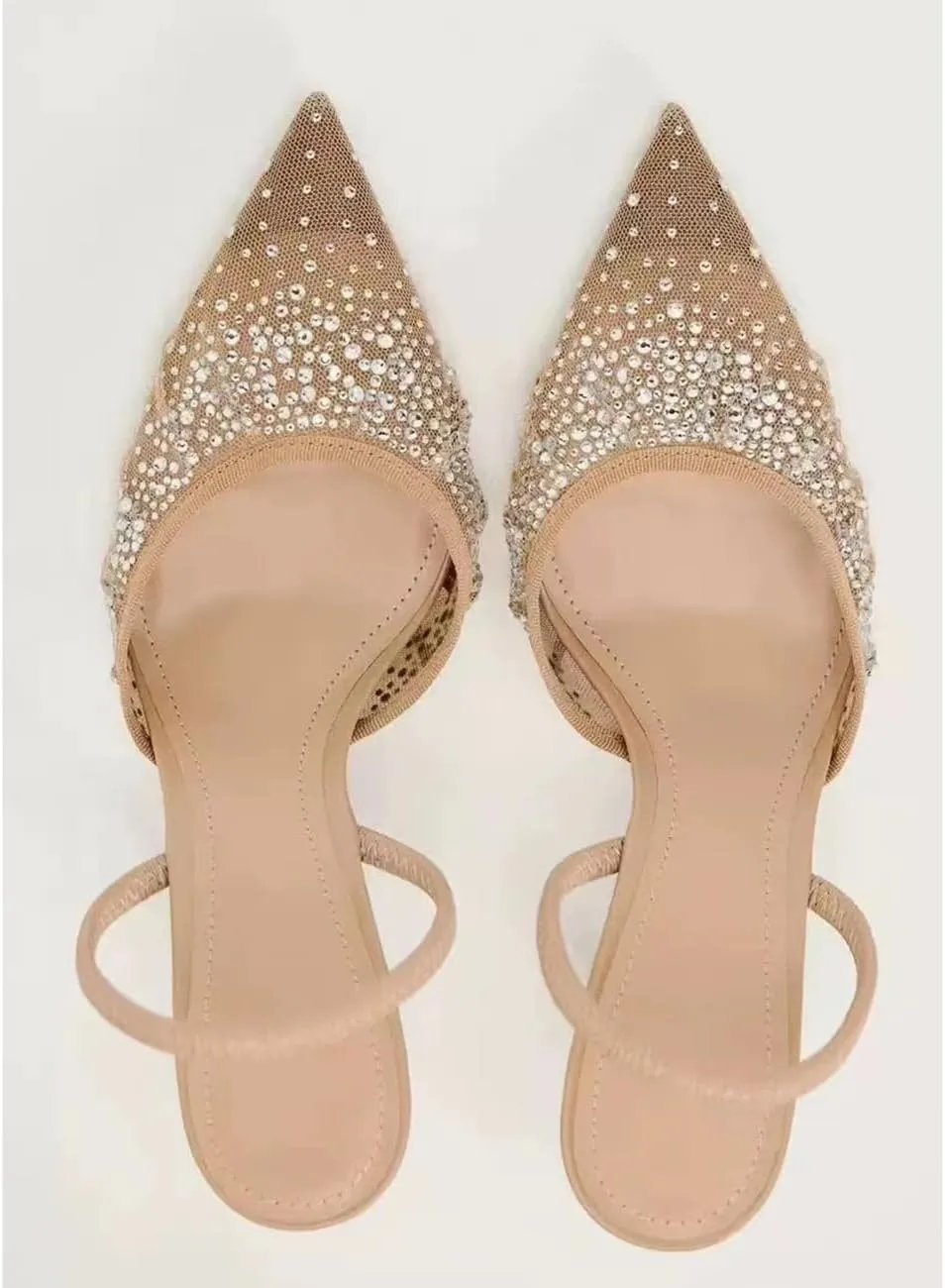 Mesh Slingback Pumps Shoes for Women